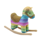 Maxbell 1/12 Dollhouse Miniature Rocking Horse Figure Collection Festival Decoration