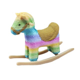 Maxbell 1/12 Dollhouse Miniature Rocking Horse Figure Collection Festival Decoration