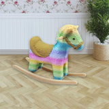 Maxbell 1/12 Dollhouse Miniature Rocking Horse Figure Collection Festival Decoration
