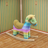 Maxbell 1/12 Dollhouse Miniature Rocking Horse Figure Collection Festival Decoration
