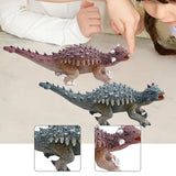Maxbell Dinosaur Toy Role Play Birthday Gift Desktop Ornament for Kids Education Toy Blue