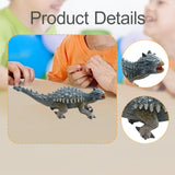 Maxbell Dinosaur Toy Role Play Birthday Gift Desktop Ornament for Kids Education Toy Blue