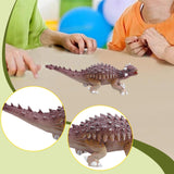 Maxbell Dinosaur Toy Role Play Birthday Gift Desktop Ornament for Kids Education Toy Pink