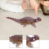 Maxbell Dinosaur Toy Role Play Birthday Gift Desktop Ornament for Kids Education Toy Pink