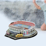 Maxbell 3D Football Stadium Puzzle Toy Small Building Kit for Creative Fans Men Boys