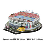 Maxbell 3D Football Stadium Puzzle Toy Small Building Kit for Creative Fans Men Boys