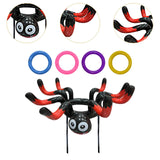 Maxbell Halloween Ring Toss Game with 4 Rings for Carnival Swimming Game Games Red