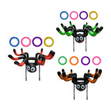 Maxbell Halloween Ring Toss Game with 4 Rings for Carnival Swimming Game Games Red