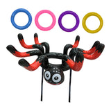 Maxbell Halloween Ring Toss Game with 4 Rings for Carnival Swimming Game Games Red