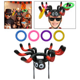 Maxbell Halloween Ring Toss Game with 4 Rings for Carnival Swimming Game Games Red