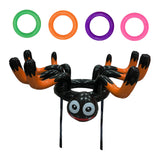 Maxbell Halloween Ring Toss Game with 4 Rings for Carnival Swimming Game Games Orange