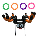 Maxbell Halloween Ring Toss Game with 4 Rings for Carnival Swimming Game Games Orange