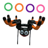 Maxbell Halloween Ring Toss Game with 4 Rings for Carnival Swimming Game Games Orange
