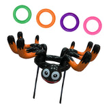 Maxbell Halloween Ring Toss Game with 4 Rings for Carnival Swimming Game Games Orange