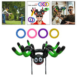 Maxbell Halloween Ring Toss Game with 4 Rings for Carnival Swimming Game Games Green