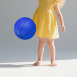 Maxbell Sports Ball for Kids Playground Ball for Party Favors Birthday Gift Children Blue Basketball