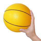 Maxbell Sports Ball for Kids Playground Ball for Party Favors Birthday Gift Children Yellow Basketball