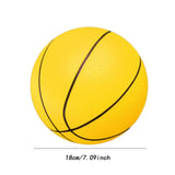 Maxbell Sports Ball for Kids Playground Ball for Party Favors Birthday Gift Children Yellow Basketball