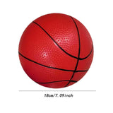 Maxbell Sports Ball for Kids Playground Ball for Party Favors Birthday Gift Children Red Basketball