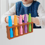 Maxbell Color Matching Game Kit Group Challenge Interactive Board Games for Children 10 Bottle