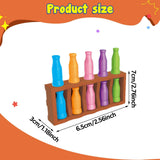 Maxbell Color Matching Game Kit Group Challenge Interactive Board Games for Children 10 Bottle