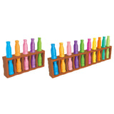 Maxbell Color Matching Game Kit Group Challenge Interactive Board Games for Children 10 Bottle