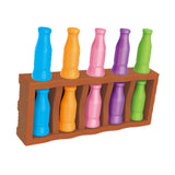 Maxbell Color Matching Game Kit Group Challenge Interactive Board Games for Children 10 Bottle