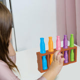 Maxbell Color Matching Game Kit Group Challenge Interactive Board Games for Children 10 Bottle