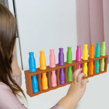 Maxbell Color Matching Game Kit Group Challenge Interactive Board Games for Children 20 Bottle