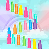 Maxbell Color Matching Game Kit Group Challenge Interactive Board Games for Children 20 Bottle