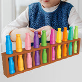 Maxbell Color Matching Game Kit Group Challenge Interactive Board Games for Children 20 Bottle