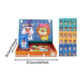 Maxbell Jigsaw Puzzle Box for Kids Educational Game for Travel Birthday Children Day Animal Pattern