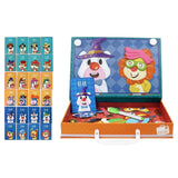 Maxbell Jigsaw Puzzle Box for Kids Educational Game for Travel Birthday Children Day Animal Pattern