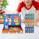 Maxbell Jigsaw Puzzle Box for Kids Educational Game for Travel Birthday Children Day Animal Pattern