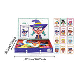 Maxbell Jigsaw Puzzle Box for Kids Educational Game for Travel Birthday Children Day People Pattern