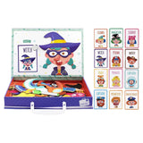 Maxbell Jigsaw Puzzle Box for Kids Educational Game for Travel Birthday Children Day People Pattern