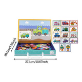 Maxbell Jigsaw Puzzle Box for Kids Educational Game for Travel Birthday Children Day Traffic Pattern