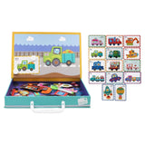 Maxbell Jigsaw Puzzle Box for Kids Educational Game for Travel Birthday Children Day Traffic Pattern