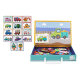 Maxbell Jigsaw Puzzle Box for Kids Educational Game for Travel Birthday Children Day Traffic Pattern