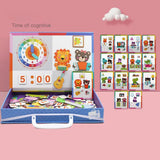 Maxbell Jigsaw Puzzle Box for Kids Educational Game for Travel Birthday Children Day Clock Pattern