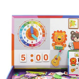 Maxbell Jigsaw Puzzle Box for Kids Educational Game for Travel Birthday Children Day Clock Pattern