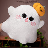 Maxbell Halloween Pillow Cushion Doll 3D Cute Holidays Props Plush Toy Children Gift Ghost 35cmx38cm