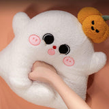 Maxbell Halloween Pillow Cushion Doll 3D Cute Holidays Props Plush Toy Children Gift Ghost 35cmx38cm