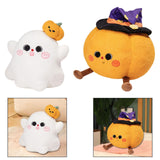 Maxbell Halloween Pillow Cushion Doll 3D Cute Holidays Props Plush Toy Children Gift Ghost 35cmx38cm