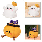 Maxbell Halloween Pillow Cushion Doll 3D Cute Holidays Props Plush Toy Children Gift Ghost 35cmx38cm