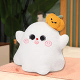 Maxbell Halloween Pillow Cushion Doll 3D Cute Holidays Props Plush Toy Children Gift Ghost 35cmx38cm