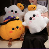 Maxbell Halloween Pillow Cushion Doll 3D Cute Holidays Props Plush Toy Children Gift Pumpkin 38cmx38cm