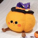 Maxbell Halloween Pillow Cushion Doll 3D Cute Holidays Props Plush Toy Children Gift Pumpkin 38cmx38cm