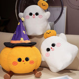 Maxbell Halloween Pillow Cushion Doll 3D Cute Holidays Props Plush Toy Children Gift Pumpkin 38cmx38cm