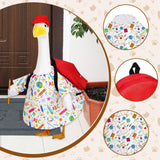 Maxbell Porch Goose Costume Set Decorative Cute Outdoor Decor for Lawn Patio Outdoor